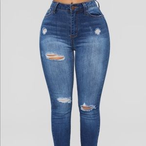 Fashion Nova Hannah High Rise Jeans